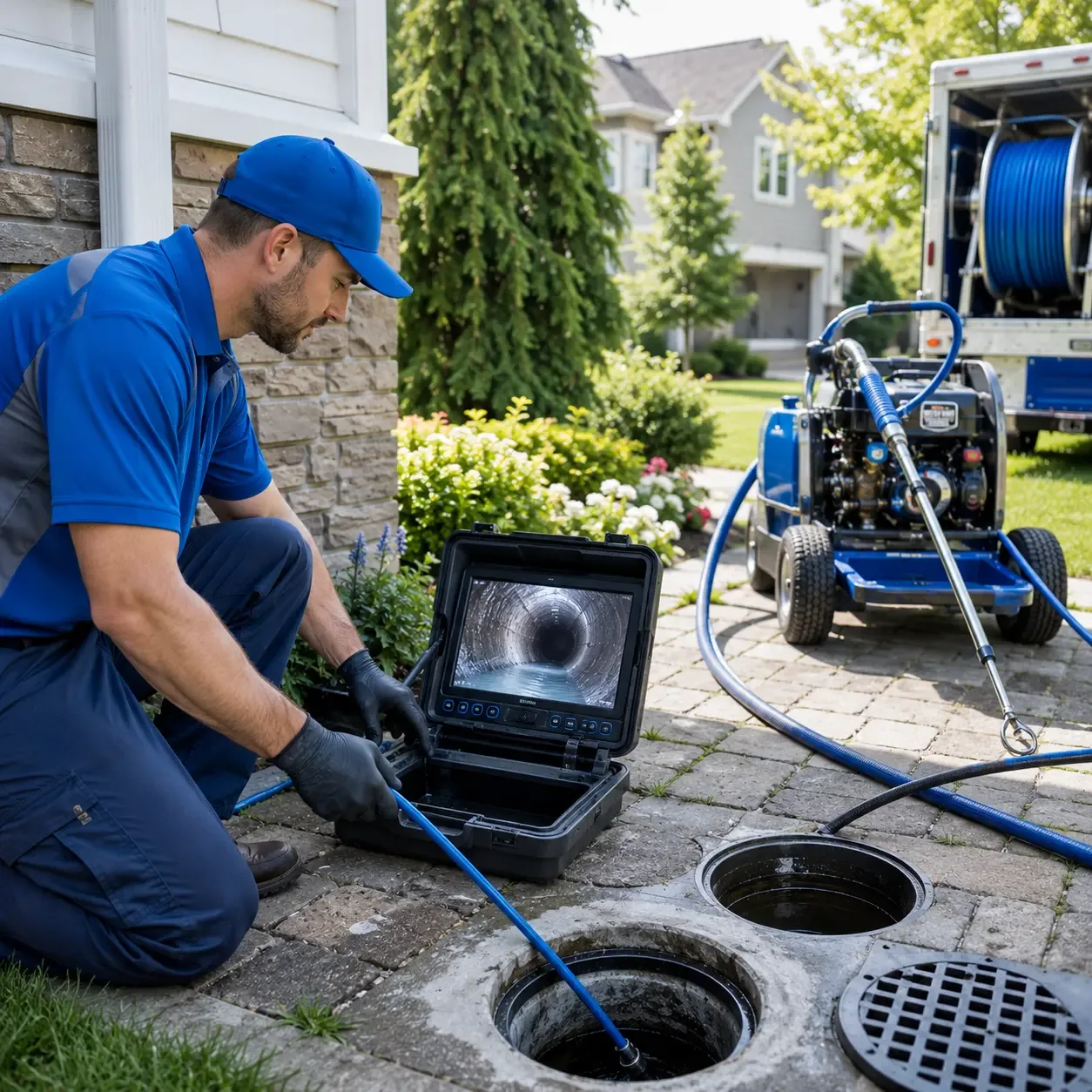 Outdoor drain cleaning professionals serving Hanover, MA